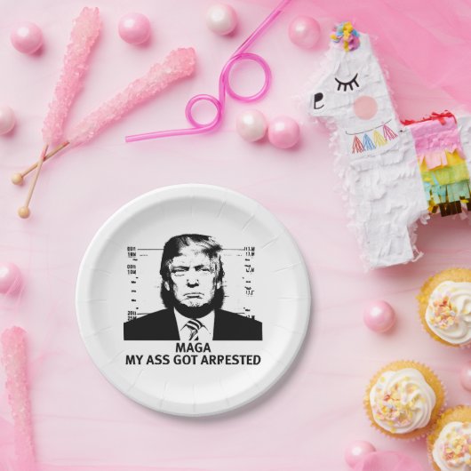 MAGA angegeben Pappteller (Party)