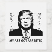 MAGA angegeben Weinetikett (Einzelnes Label)