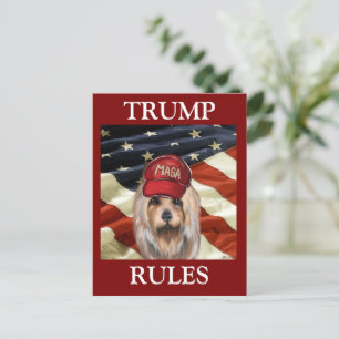 MAGA AUSTRALIAN TERRIER FEIERTAGSPOSTKARTE