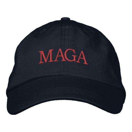 MAGA BESTICKTE BASEBALLKAPPE (Vorderseite)