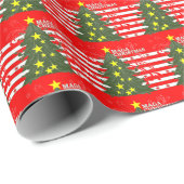 MAGA Christmas Patriotic Geschenkpapier (Rolleneckpunkt)