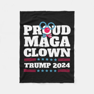 Maga Clown Trump 2024 USA New York Bronx Trump Vot Fleecedecke