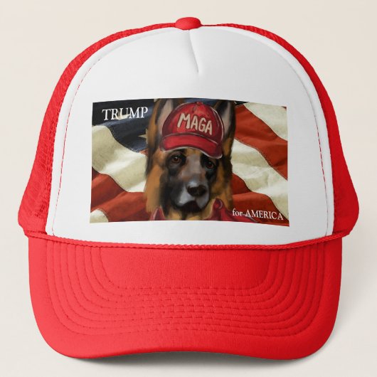 MAGA DEUMAN SHEPHERD TRUCKERKAPPE (Vorderseite)