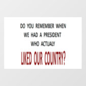 MAGA FENSTERAUFKLEBER (Blatt)