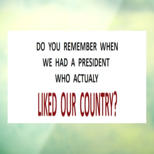 MAGA FENSTERAUFKLEBER (Blatt 3)