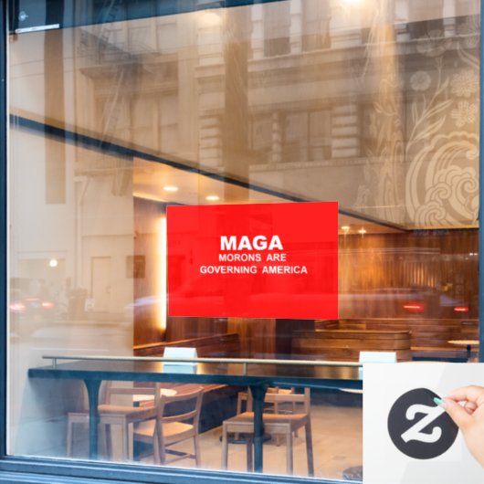 MAGA FENSTERAUFKLEBER (Café-Fenster)