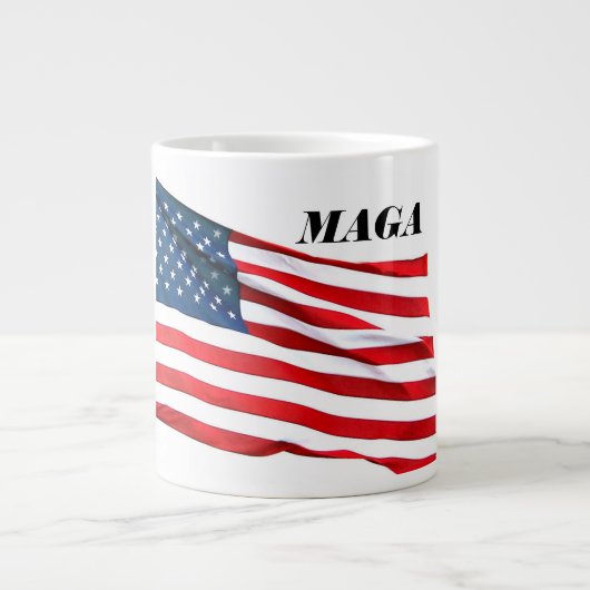 MAGA Flag Coffee Cup Jumbo-Tasse (Vorderseite)