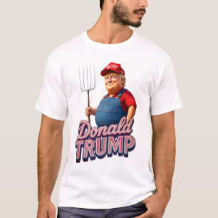 MAGA Fork & Pitchfork - Donald Trump-T-Shirt T-Shirt