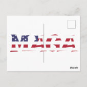 Maga Gear Donald Trump 45-47 Postkarte (Rückseite)