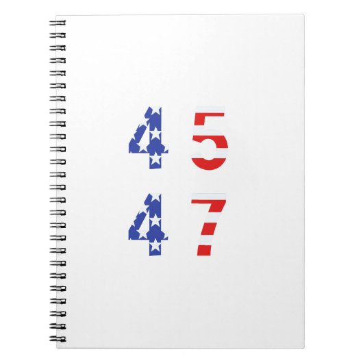 Maga Gear Trump 45-47 Notizblock (Vorderseite)