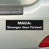 MAGA: Größer als Fiktion! Autoaufkleber (Auf Auto)