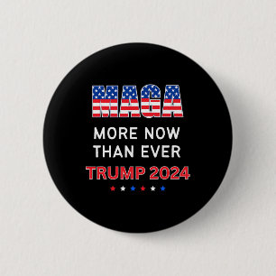 Maga jetzt als je Trump für Präsident 2024 Button
