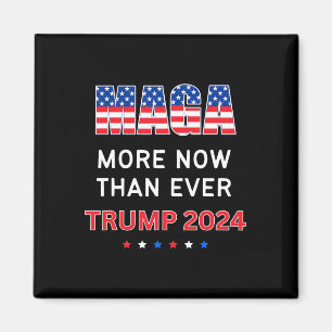 Maga jetzt als je Trump für Präsident 2024 Magnet
