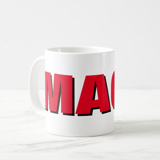 MAGA KAFFEETASSE (Vorderseite Links)