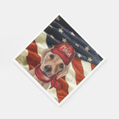 MAGA LABRADOR RETRIEVER SERVIETTE (Ecke)