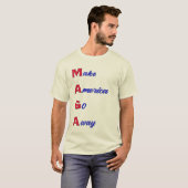 MAGA: Lass Amerika verschwinden tee (Vorne ganz)