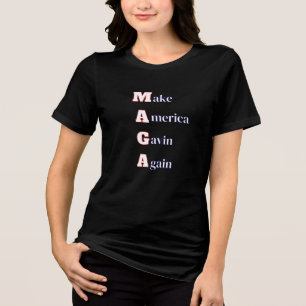MAGA Machen Sie Amerika wieder zum lustigen Spoo Tri-Blend Shirt