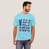 MAGA macht Amerika wieder groß US Flagge T-Shirt (Vorne ganz)