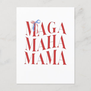 MAGA MAHA Mama Mütter Tag Mama Amerika Gesundheit Postkarte