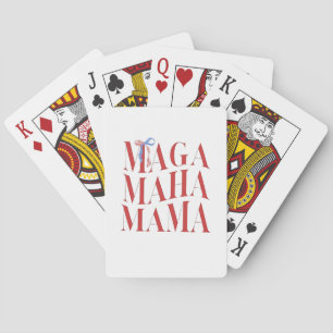 MAGA MAHA Mama Mütter Tag Mama Amerika Gesundheit Spielkarten