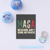 MAGA Mexikaner gehen nirgendwo hin Flyer (Einzeln)