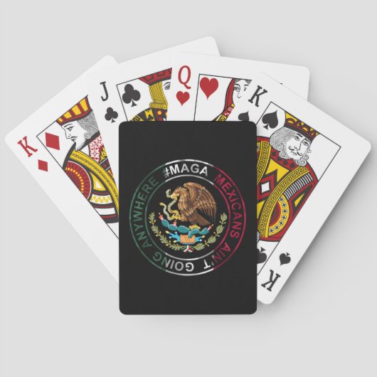 MAGA Mexikaner gehen nirgendwo hin Spielkarten (Rückseite)