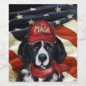 MAGA NEWFOUNDLAND WEINETIKETT (Einzelnes Label)