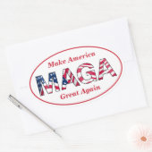 MAGA Oval Stickers (Umschlag)