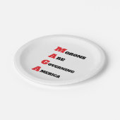 MAGA-Papierplatte Pappteller (Schrägansicht)