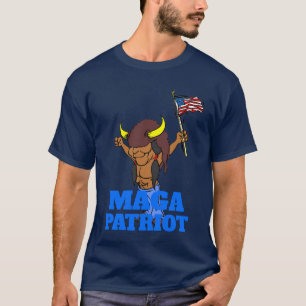 MAGA Patriot fügt Text T - Shirt hinzu
