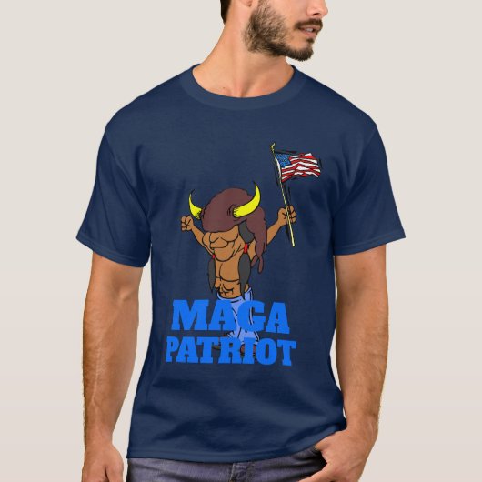 MAGA Patriot fügt Text T - Shirt hinzu (Vorderseite)
