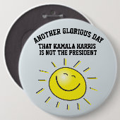 MAGA PATRIOT FUNNY ANTIKAMALA BIG-Taste Button (Vorne & Hinten)