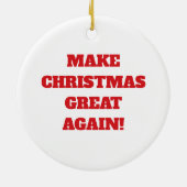 MAGA Peanut the Eichhörnchen Nuts für Trump Keramik Ornament (Hinten)