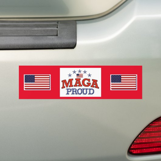 MAGA Proud Autoaufkleber (Auf Auto)