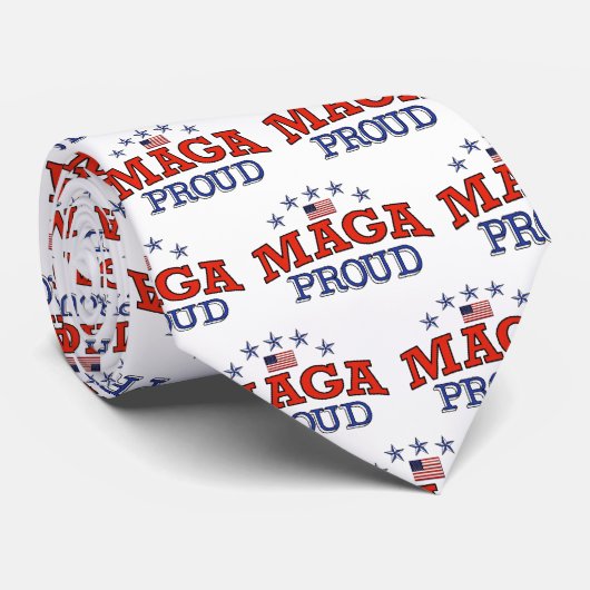 MAGA Proud LOL Neck Tie Krawatte (Gerollt)
