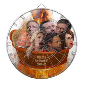 MAGA Republican Hell in einem Handkorb 2024-25 Fun Dartscheibe (vorne)
