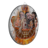 MAGA Republican Hell in einem Handkorb 2024-25 Fun Dartscheibe (Vorderseite Links)