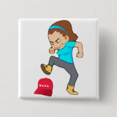 MAGA-Schaltfläche streichen Button (Vorderseite)