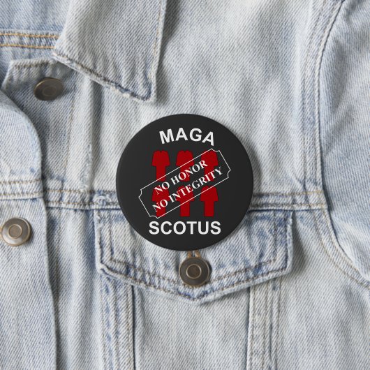 MAGA SCOTUS in weißem Text Button (Beispiel)