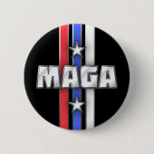 MAGA-Sterne und -Streifen machen Amerika wieder gr Button (Vorderseite)