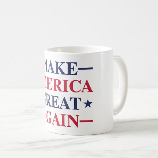 MAGA-Tasse Kaffeetasse (VorderseiteRechts)