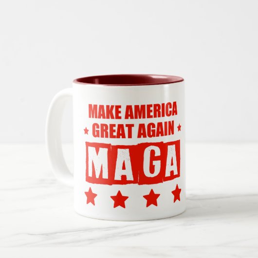 MAGA-Tasse Zweifarbige Tasse (Vorderseite Links)