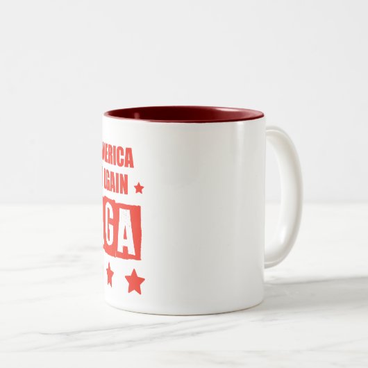 MAGA-Tasse Zweifarbige Tasse (VorderseiteRechts)