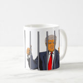 MAGA Tränen Convict Donald Trump 45 Tasse (VorderseiteRechts)