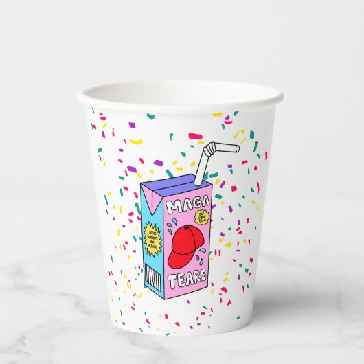 MAGA Tränen Party Becher (Vorderseite)