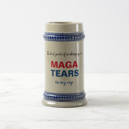 MAGA tränt 2020 Biden Trump-Tasse Bierglas