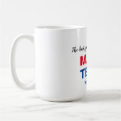 MAGA tränt 2020 Biden Trump-Tasse Kaffeetasse (Links)