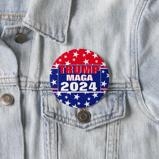 MAGA TRUMP 2024 BUTTON (Beispiel)