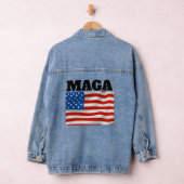 MAGA TRUMP DENIM JACKET JEANSJACKE (Hangar)