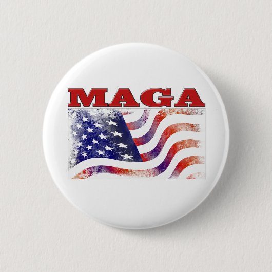 MAGA-US Flagge Button (Vorderseite)